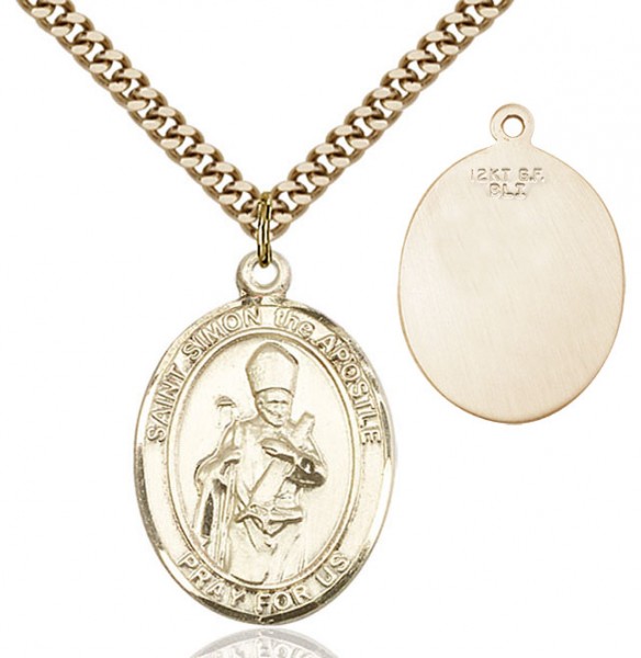St. Simon Medal - 14KT Gold Filled
