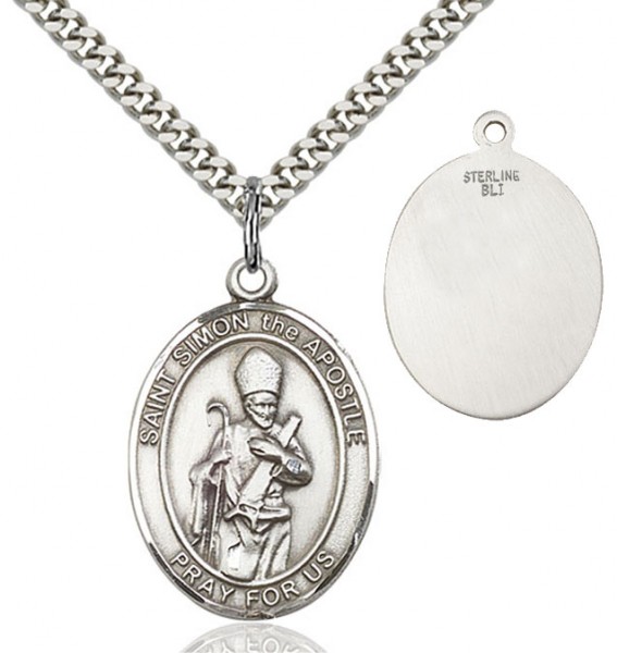 St. Simon Medal - Sterling Silver