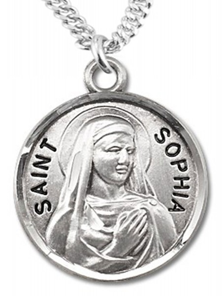 St. Sophia Medal - Sterling Silver