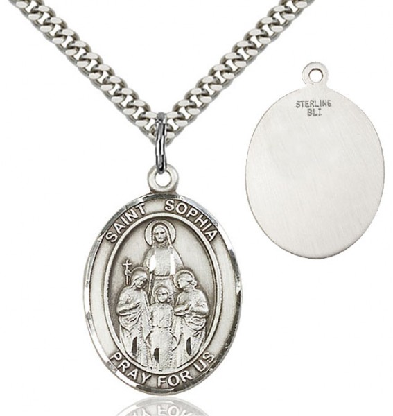 St. Sophia Medal - Sterling Silver