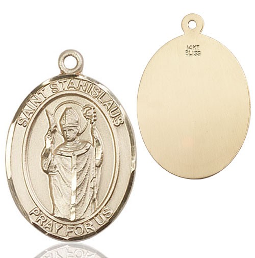 St. Stanislaus Medal - 14K Solid Gold