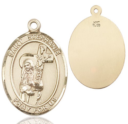 St. Stephanie Medal - 14K Solid Gold