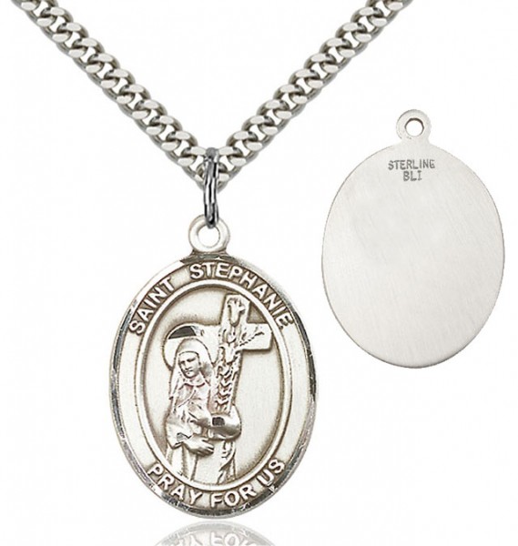 St. Stephanie Medal - Sterling Silver