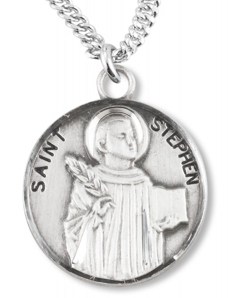 St. Stephen Medal - Sterling Silver