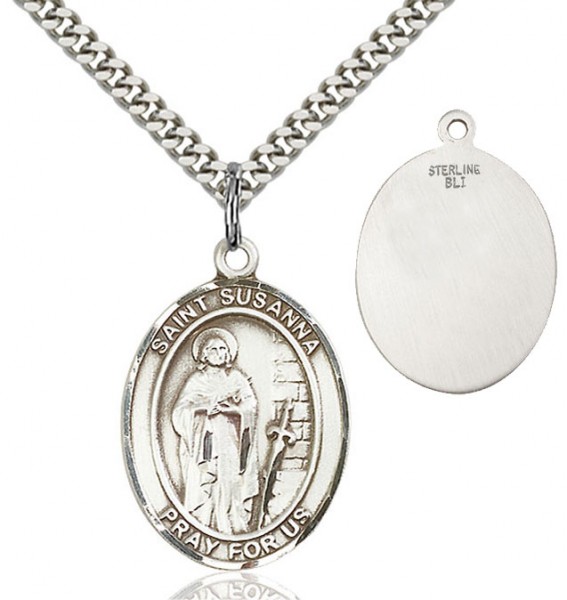 St. Susanna Medal - Sterling Silver
