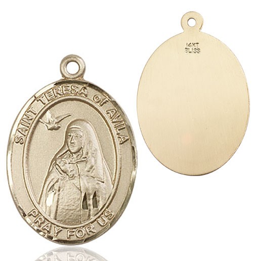 St. Teresa of Avila Medal - 14K Solid Gold