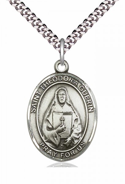 St. Theodora Guerin Medal - Pewter