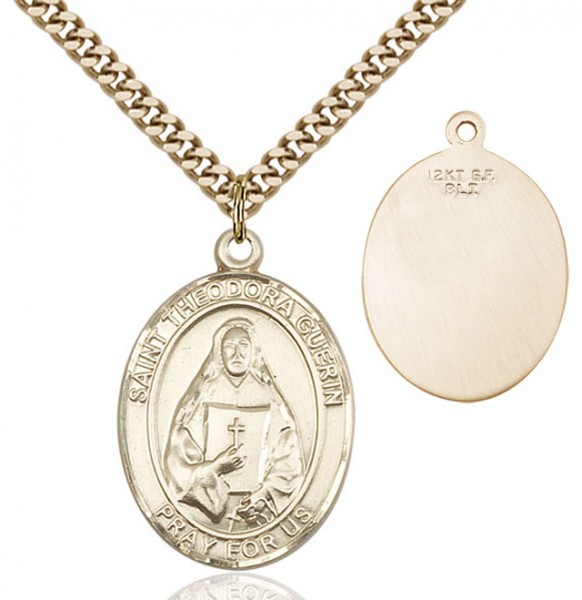 St. Theodora Guerin Medal - 14KT Gold Filled
