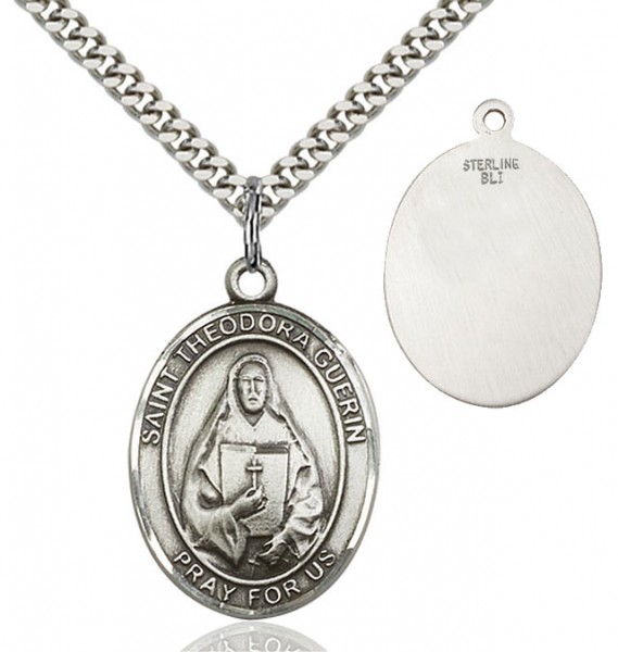 St. Theodora Guerin Medal - Sterling Silver