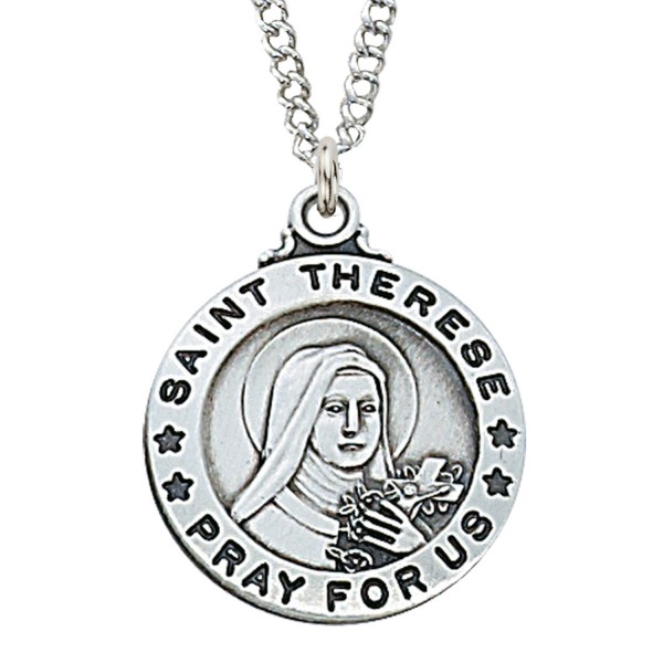 St. Therese Medal - Silver
