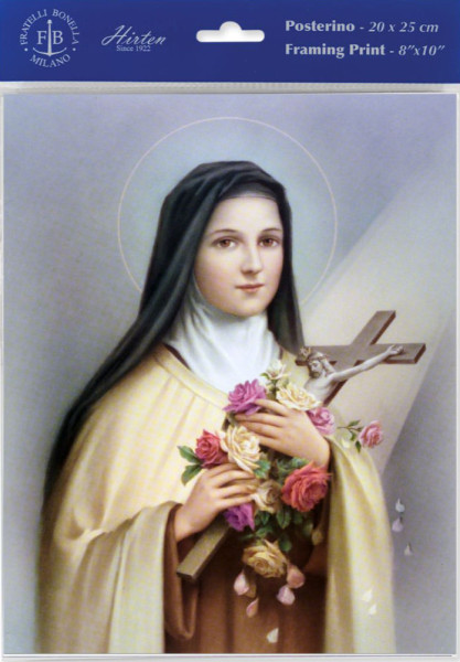 St. Therese Print - Sold in 3 per pack - Multi-Color
