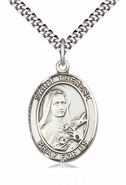 St. Therese of Lisieux Medal - Pewter