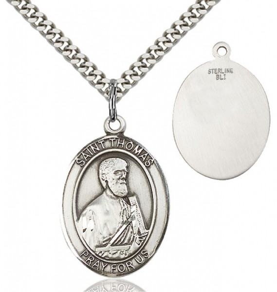 Saint Thomas the Apostle Medal - Sterling Silver