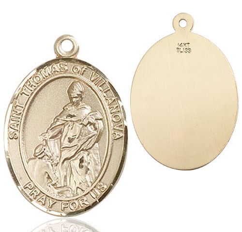 St. Thomas of Villanova Medal - 14K Solid Gold