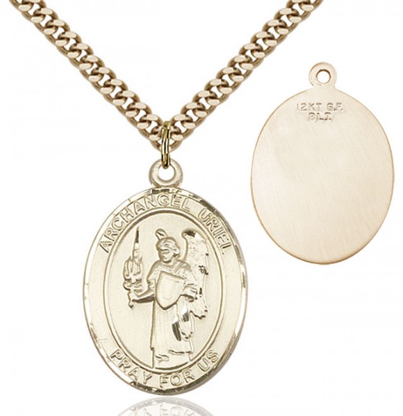 Archangel Uriel Medal - 14KT Gold Filled