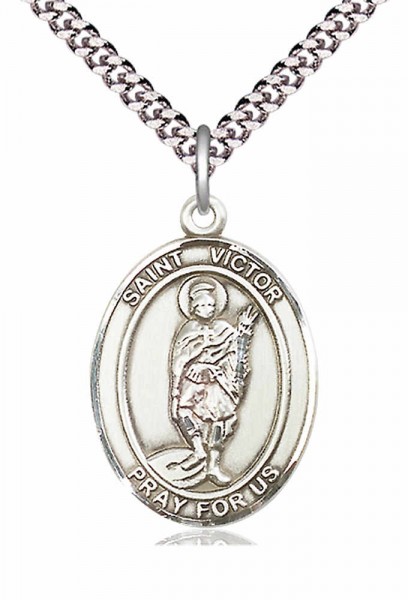 St. Victor of Marseilles Medal - Pewter