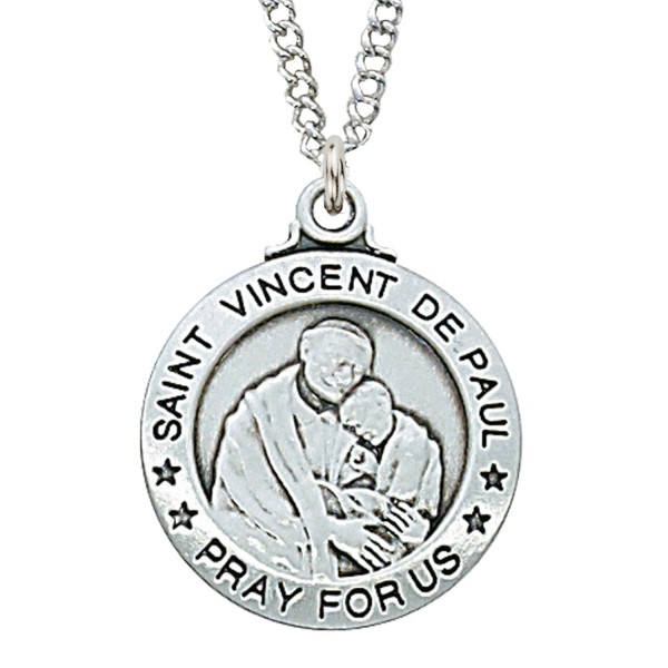 St. Vincent De Paul Medal - Silver