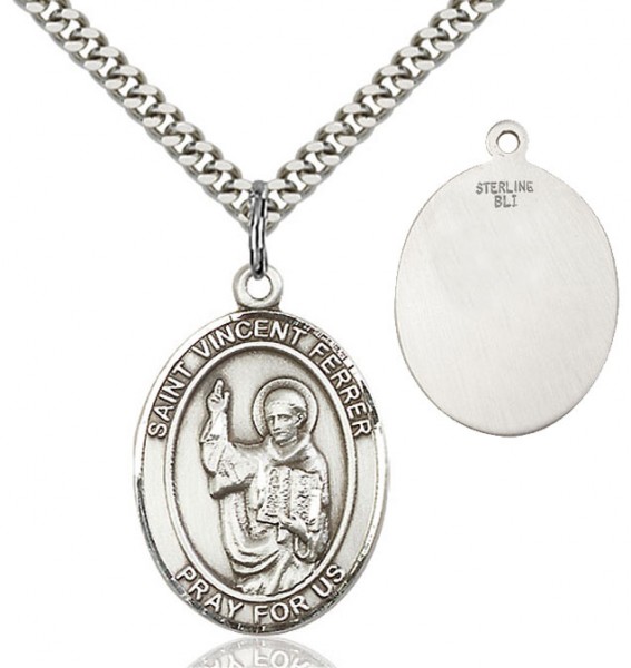 St. Vincent Ferrer Medal - Sterling Silver