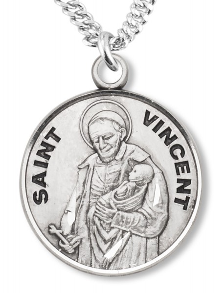 St. Vincent Medal - Sterling Silver