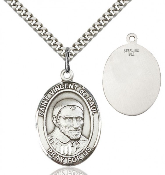 St. Vincent de Paul Medal - Sterling Silver