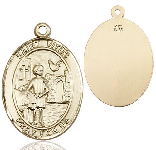 St. Vitus Medal - 14K Solid Gold