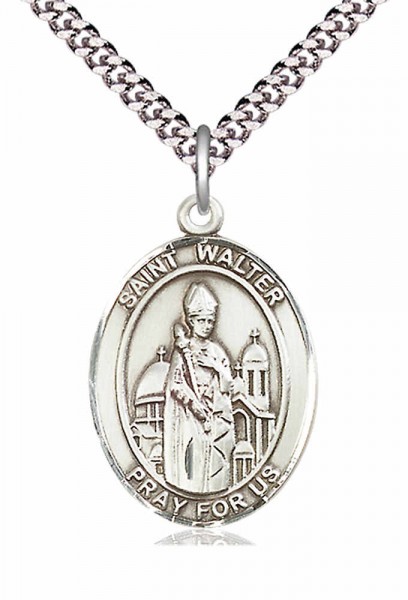 St. Walter of Pontnoise Medal - Pewter