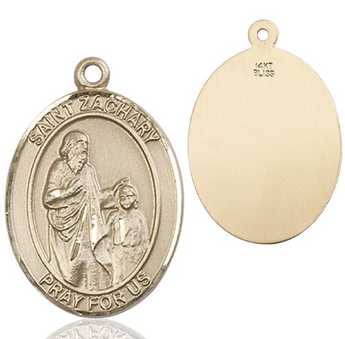 St. Zachary Medal - 14K Solid Gold