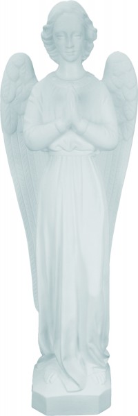 Plastic Praying Angel Statue - 24 inch - White