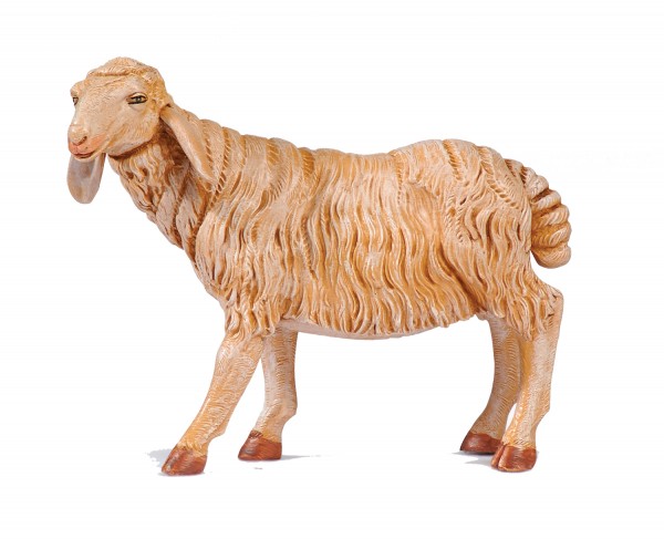 Standing Sheep Figure for 20 inch Nativity - Brown