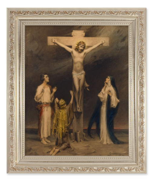 The Crucifixion of Christ 8x10 Framed Print Under Glass - #164 Frame