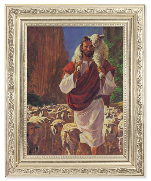 The Good Shepherd by Hook 6x8 Print Under Glass - #163 Frame