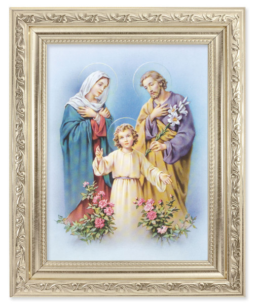 The Holy Family Help 6x8 Print Under Glass - #163 Frame
