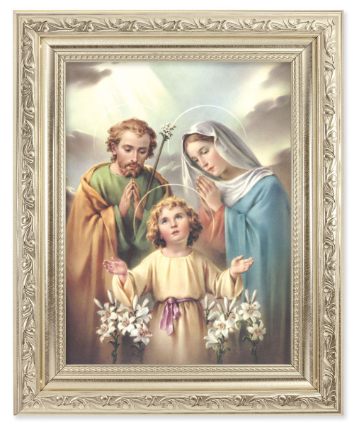 The Holy Family by Simeone 6x8 Print Under Glass - #163 Frame