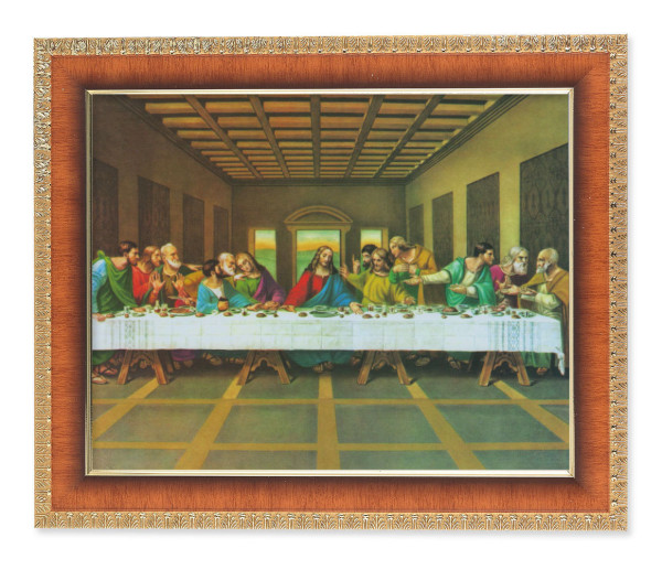 The Last Supper DaVinci 8x10 Framed Print Under Glass - #122 Frame