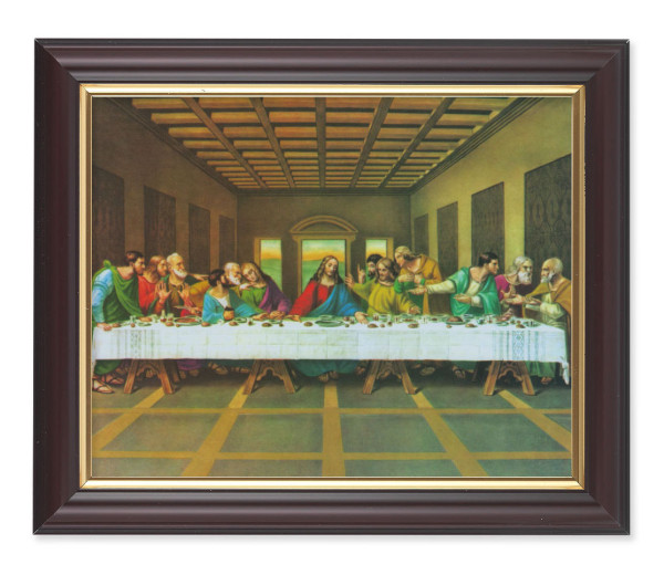 The Last Supper DaVinci 8x10 Framed Print Under Glass - #133 Frame