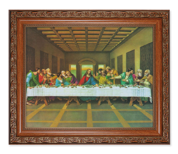 The Last Supper DaVinci 8x10 Framed Print Under Glass - #161 Frame