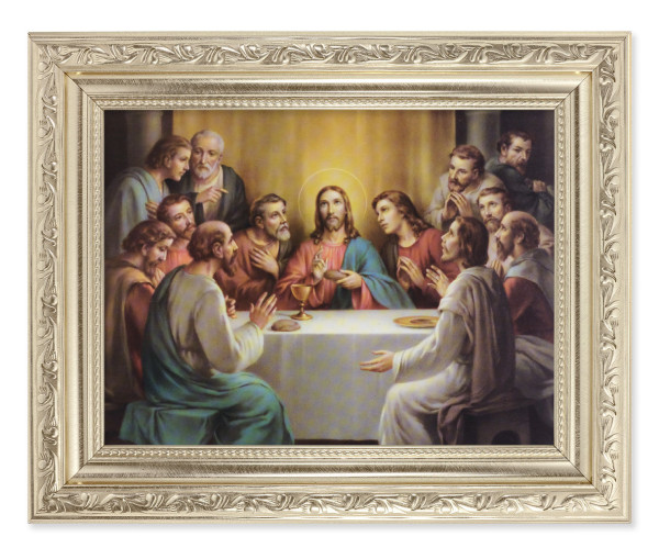 The Last Supper by Bonella 6x8 Print Under Glass - #163 Frame