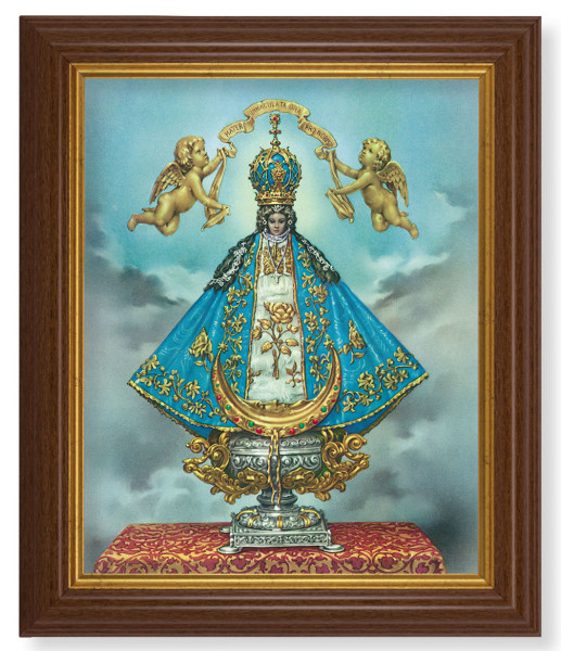 Virgen de San Juan 8x10 Textured Artboard Dark Walnut Frame - #112 Frame