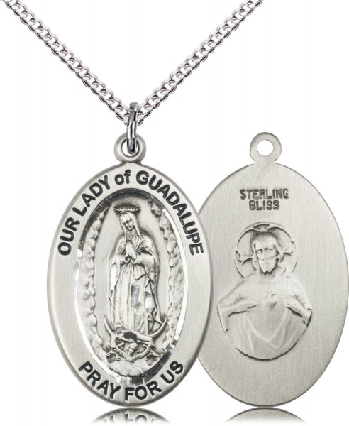 Women's Guadalupe of Central America Necklace - Sterling Silver