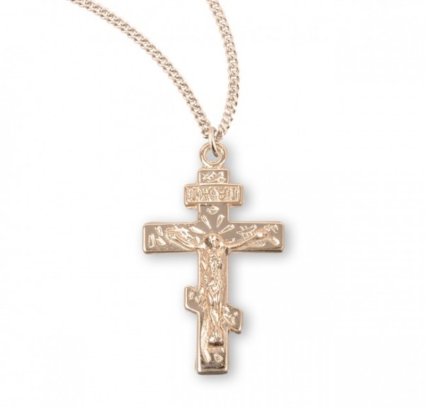 Women's St. Andrews Crucifix Necklace - Gold Plated