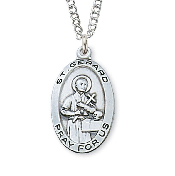 Women's St. Gerard Medal Sterling Silver - Silver