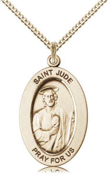 Women's St. Jude of Desperate Situations Necklace - Gold Filled