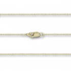 14 Karat Gold Thin Curb Chain with Clasp