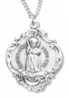 Baby Jesus Medal Sterling Silver