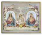 Baby Room Blessing Gold Frame 8x10 Plaque