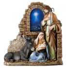 Bethlehem Star Holy Family Nativity Statue 11.5 inches