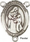 Blessed Caroline Gerhardinger Rosary Centerpiece Sterling Silver or Pewter