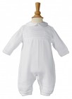 Boys Cotton Knit Baptism Coverall