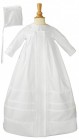 Boy's Cotton Sateen Bishop's Baptism Gown