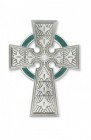 Celtic Pewter Wall Cross, 4.75 inch